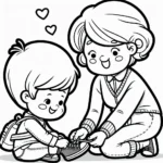 coloriage fete des grand meres et decoupage a imprimer gratuit