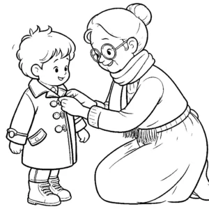 coloriage fete des grand meres en ligne