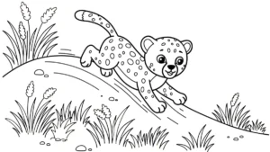 coloriage Afrique pour enfants