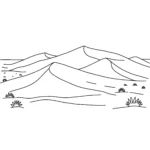 coloriage Afrique pour enfant de 4 ans