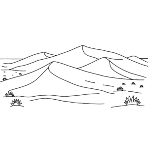 coloriage Afrique pour enfant de 4 ans