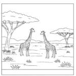 coloriage Afrique en ligne