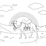 imprimer coloriage Afrique pour enfant