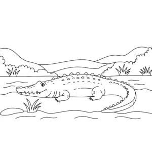 coloriage Afrique pour enfants a imprimer