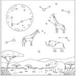 coloriage Afrique à imprimer gratuitement pdf