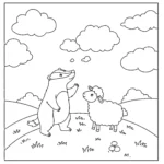 coloriage Blaireau pour enfant de à imprimer