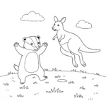coloriage Blaireau à imprimer pdf