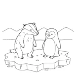 coloriage Blaireau pour enfant de à imprimer
