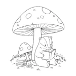 coloriage Blaireau gratuit pour enfants
