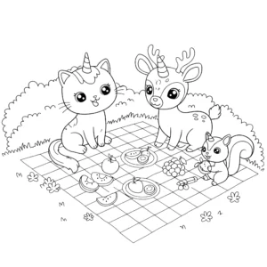 coloriage Chat Licorne gratuit a imprimer