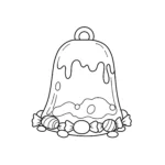 télécharger coloriage Cloches de Pâques gratuit