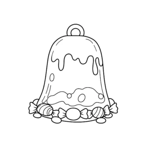télécharger coloriage Cloches de Pâques gratuit