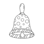 coloriage Cloches de Pâques et découpage à imprimer