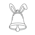 imprimer coloriage Cloches de Pâques pour enfant