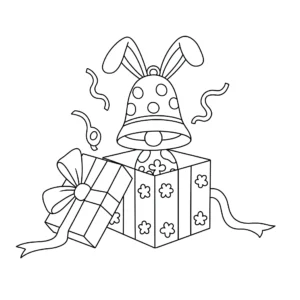 coloriage Cloches de Pâques à imprimer gratuit