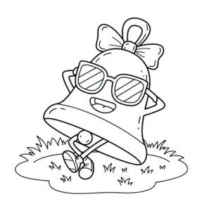 coloriage Cloches de Pâques pour enfant gratuit