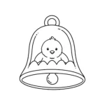 coloriage Cloches de Pâques à imprimer gratuit