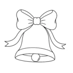 coloriage Cloches de Pâques educatif pour enfant