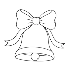 coloriage Cloches de Pâques educatif pour enfant