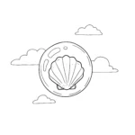 coloriage Coquillage pour enfant de 5 ans