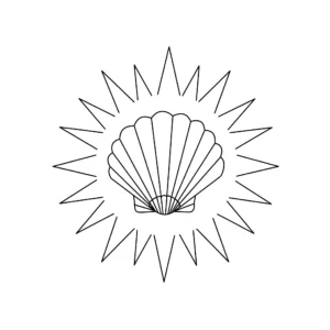 télécharger coloriage Coquillage gratuit