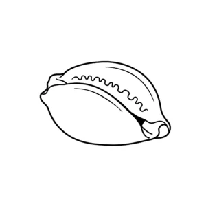 coloriage Coquillage à imprimer pour enfant de 3 ans