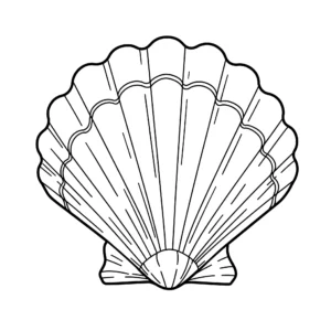 coloriage Coquillage pour enfant de 8 ans