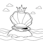 coloriage Coquillage pour enfant de 7 ans