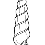 coloriage Coquillage à imprimer gratuitement pdf