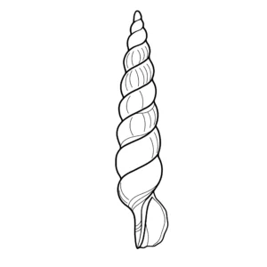 coloriage Coquillage et dessins