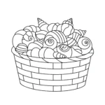 coloriage Coquillage pour enfant