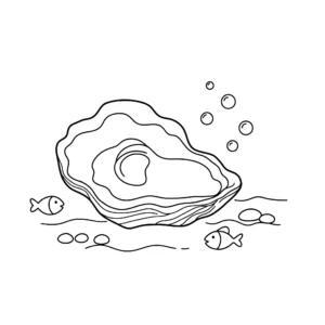 coloriage Coquillage gratuit
