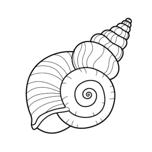 coloriage Coquillage a colorier en ligne