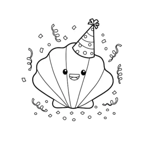 coloriage Coquillage en ligne