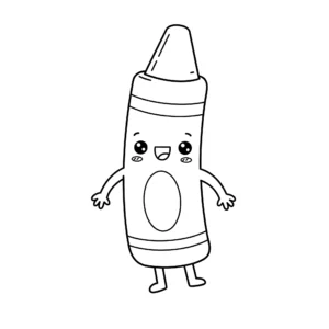 coloriage Crayon a colorier en ligne