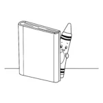 coloriage Crayon à imprimer pour enfant de 2 ans