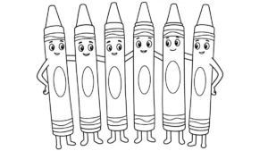coloriage Crayon gratuit
