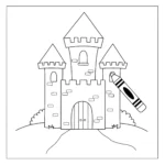 coloriage Crayon a dessiner en ligne