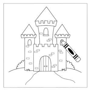coloriage Crayon a dessiner en ligne