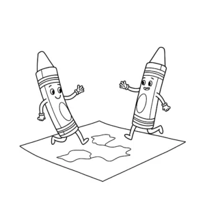a imprimer coloriage Crayon gratuit