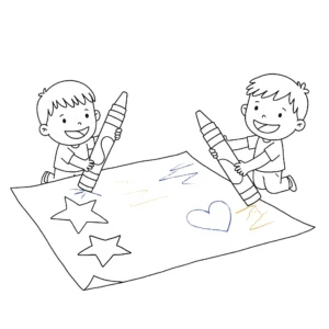 coloriage Crayon a colorier en ligne gratuitement