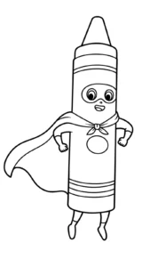imprimer coloriage Crayon