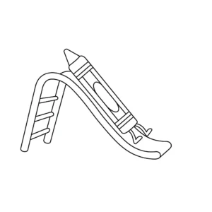 coloriage Crayon pour enfant a imprimer gratuit