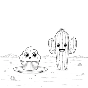 coloriage Cupcake a dessiner en ligne