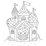 coloriage Cupcake a imprimer gratuit