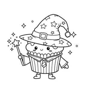 a imprimer coloriage Cupcake gratuit