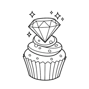 coloriage Diamant à imprimer