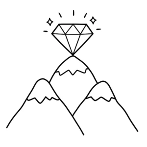 coloriage Diamant pour enfants à imprimer
