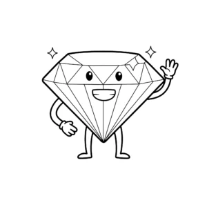coloriage Diamant gratuit