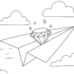 coloriage Diamant à imprimer gratuitement pdf
